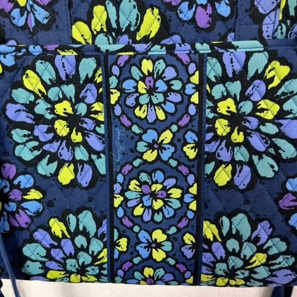 Vera Bradley Bag Case Hard Shell Laptop Workstation Crossbody Floral Quilted